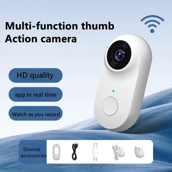 Metal Wireless Collar Pet Camera Free App Night Vision 1080p Full HD