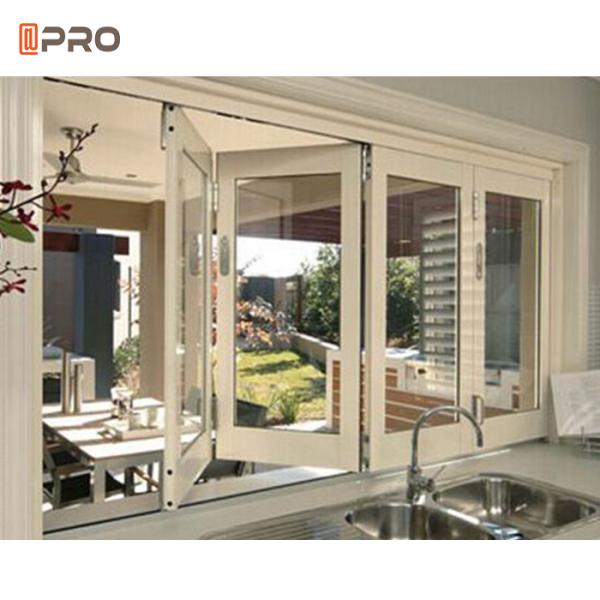 Double Glazed Glass 6063 T5 Aluminium Bifold Windows