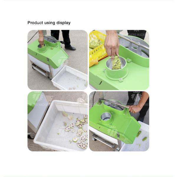 Дыня и плод промышленного многофункционального slicer клубники 1HP вертикальная машина отрезая, отрезать и dicing