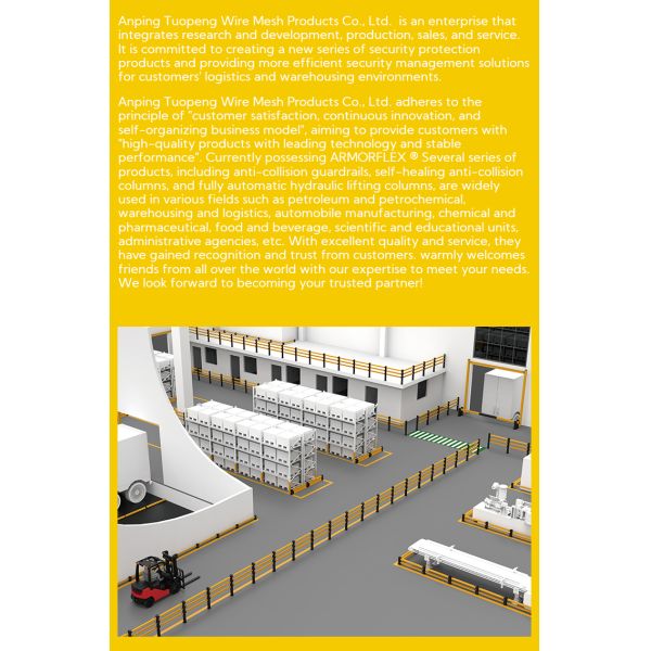 Hsj Warehouse Elevator Forklift Flexible Safety Barrier Anti Collision