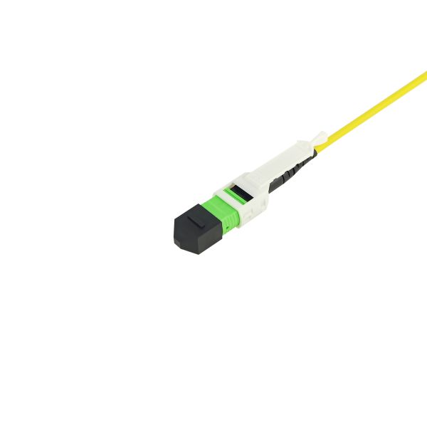 MPO MTP Fiber Connector with Pull Tab SM MM OM3 OM4 OM5 Fiber Optical Breakout Cable Fiber Optic Patchcord/Optical Fiber Patch Cable/Optical Fiber Trunk Cable/Optic Fiber Fanout Cable for High Density
