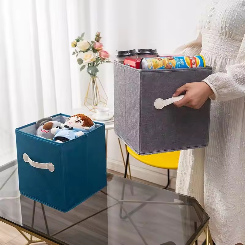 Wholesale Exclusive Stackable Multi-Compartment Fabric Bin Makeup Jewelry Craft