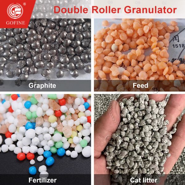 Double Roller Pelletizer Organic Fertilizer Granulator For Large Farms