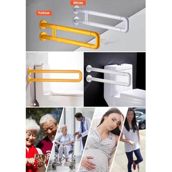 Wall Mounted Stainless Steel Grab Bar Anti Slip For Bathroom Toilet
