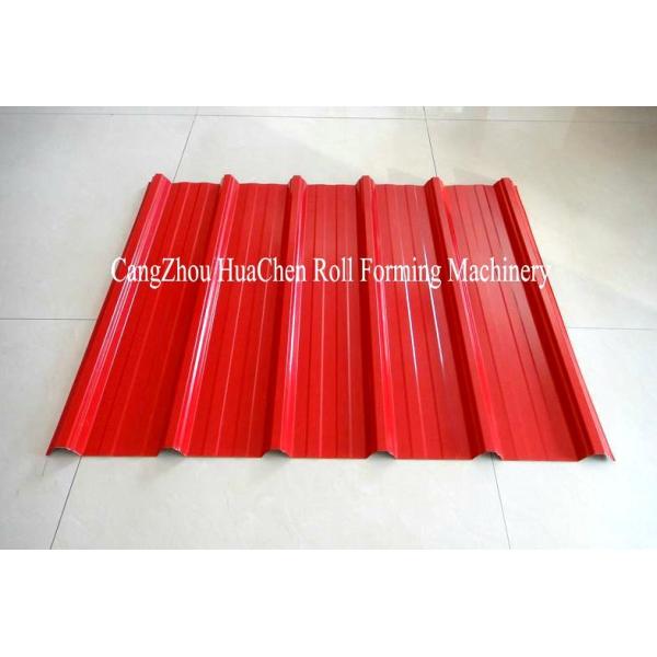 PBR / PBU Roofing Sheet Roll Forming Machine PLC Control Hydraulic Cutting