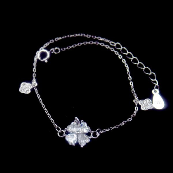 Браслет безграничности стерлингового серебра 2 деталей, регулируемые ювелирные изделия цепи серебра расширения