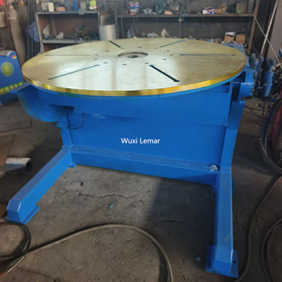 3000kg Load Capacity Welding Positioner with VFD Speed Control and 220V Voltage for Tank Cylinder Welding