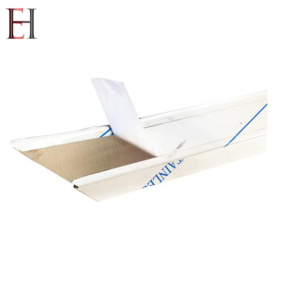 70um Black White PE Protective Film For Stainless Steel Fabrication 6 Months Outdoor use