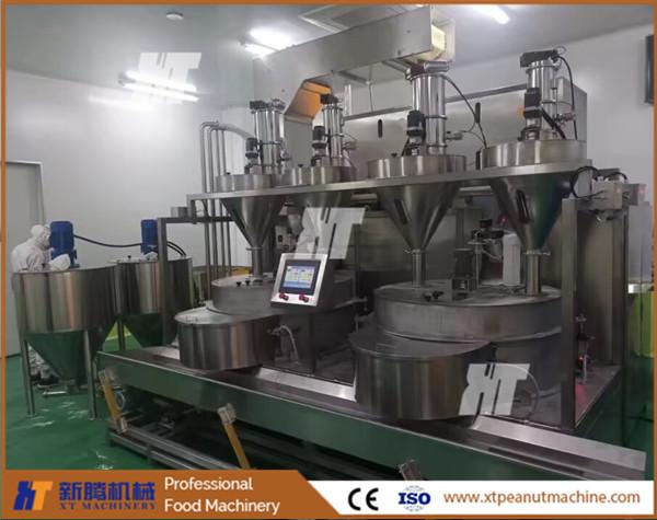 Gas Heating Peanut Coating Machine PEANUTS Pistachios And Other Nuts Beans