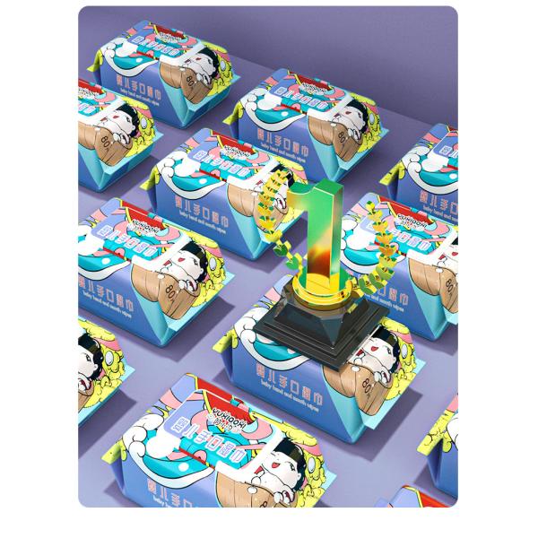 Детки Новорожденные Руки Рот Перды Натуральные мокрые салфетки / Детские салфетки для детей Большая упаковка