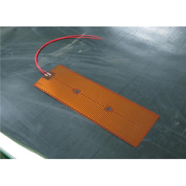 12V Kapton Heater 3d Printer , Organic Polymer Kapton Film Heater Thin Lightweight