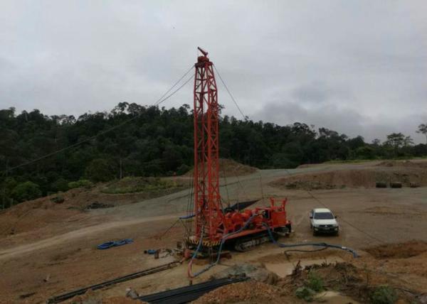 TRUCK MOUNTED WATER WELL DRILLING RIG TOP HEAD DRIVE  USE MUD AND DTH HAMMER