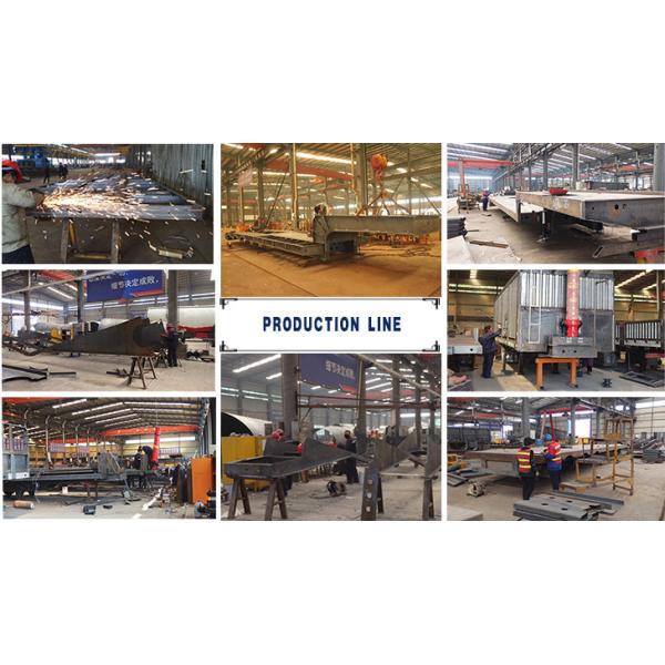 80 Ton 40ft 45ft Used 4 Axle Flatbed Semi Trailer