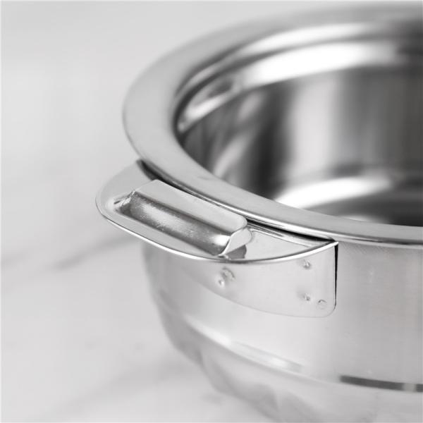 Double wall insulated stock pot set 4pcs kitchen cookware fresh box pot set