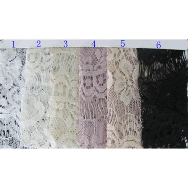 100% Nylon Lace Fabric For Garment , Indoor Ornaments CY-DN0001