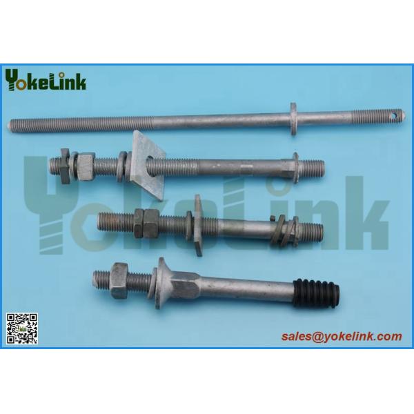 Carbon steel HDG oval eye bolt