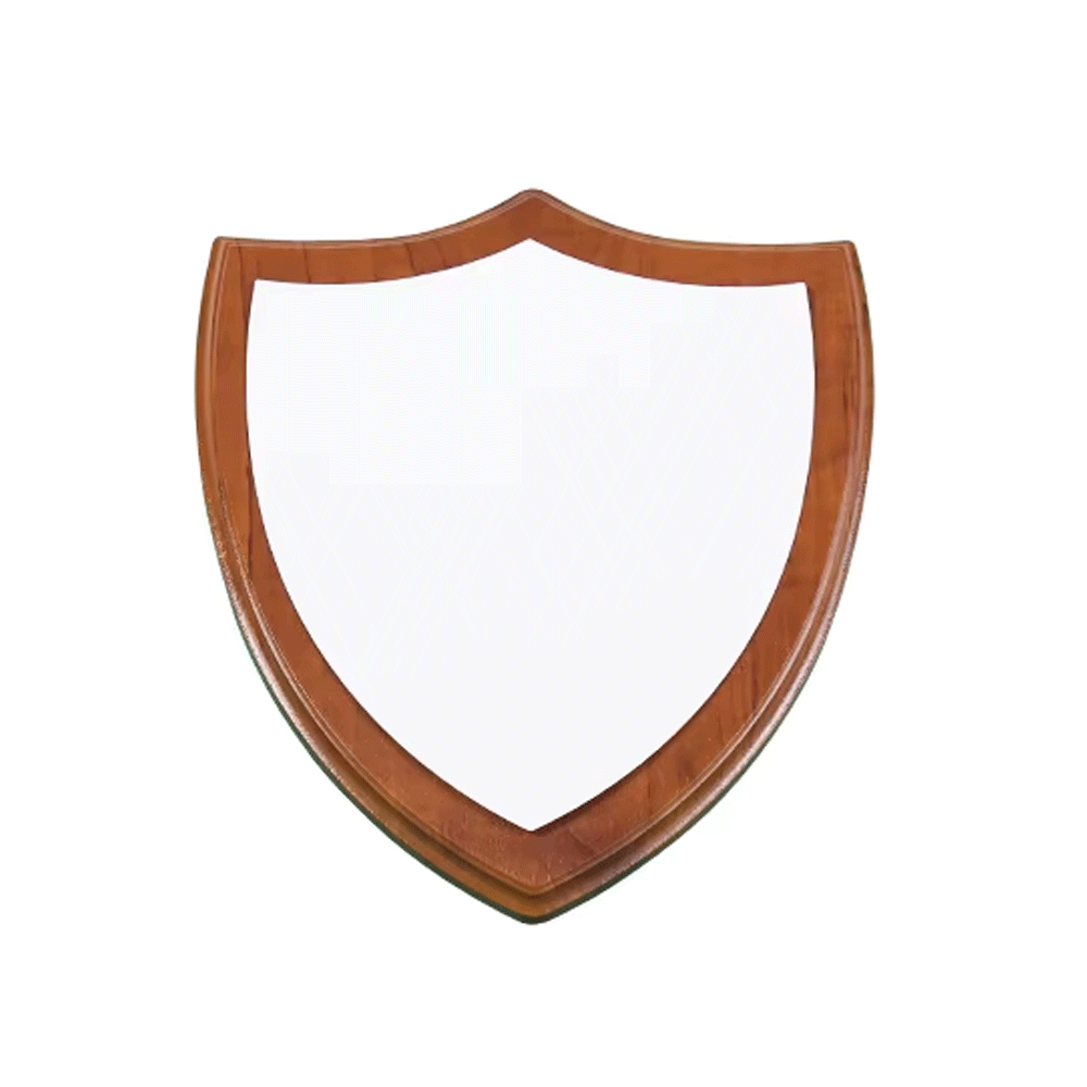 Personalized Logo Sublimation Memorial Souvenir Wooden Honor Medal Blank Trophy Shields And Awards Plaque