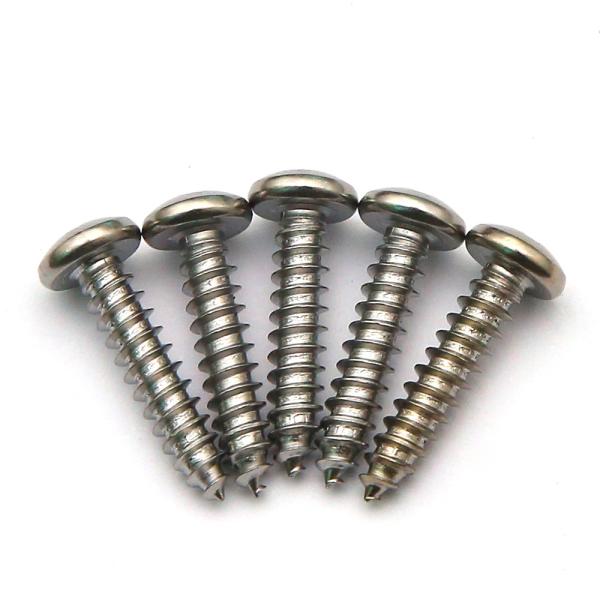 SS AISI 410 Stainless Steel Phillips Drive Pan Head Self Tapping Metal Screws AB Thread