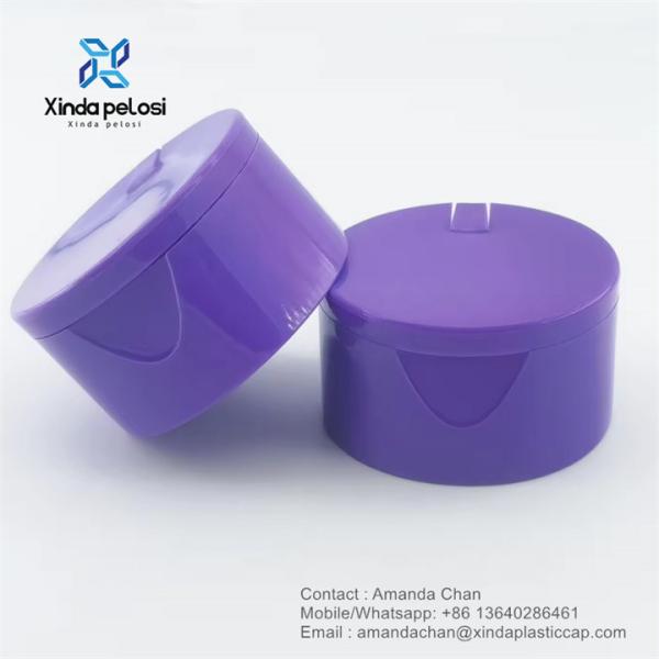 Plastic Flip Top Cap Dispensing Caps For Cosmetic Hand Cream Packaging
