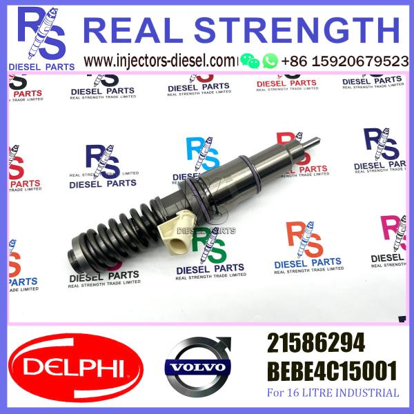 DELPHI 2pin injector 21586294 BEBE4C15001 Diesel pump Injector V-O-L-V  BEBE4C15001 E1 for OLVO 9.0 LITRE TRUCK