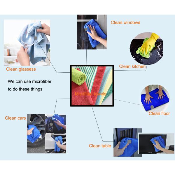 Green thick twist solid dish rags，microfiber tea towels wipes,single side kitchen cleaning rags size 30*30cm