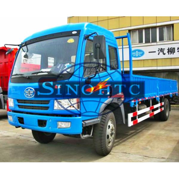 Right Hand Driving Dropside Truck , 8 - 10 Tons Light Cargo Truck RHD Steering