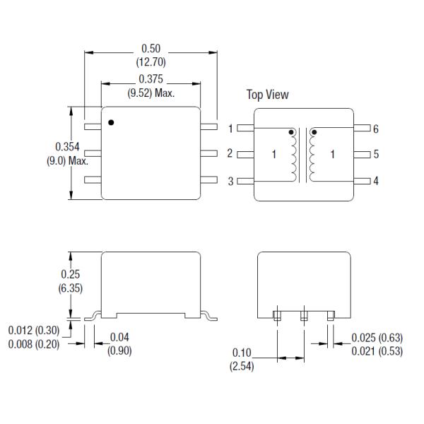 Transformador baixo preto DA101C do modo do interruptor/perfil baixo de DA102C para jogos de vídeo