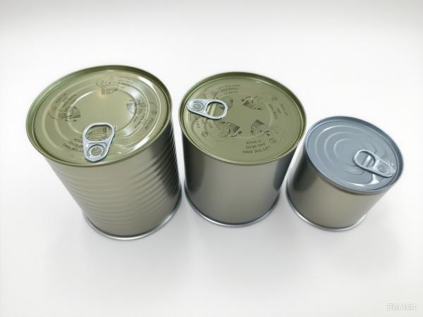 Customizable Three Piece Can Multipurpose Food Tin Can For Fruits And Meats Packaging