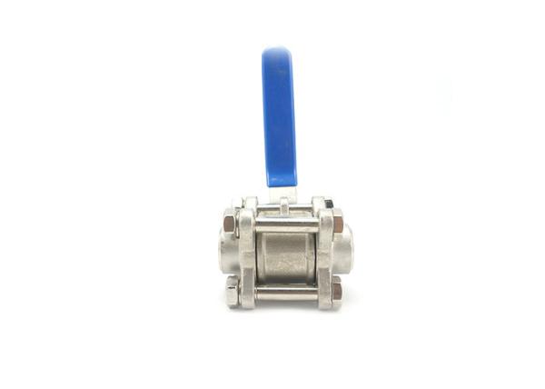 Durable High Pressure Stainless Steel Valves Three Piece Ball Valve Eco Friendly