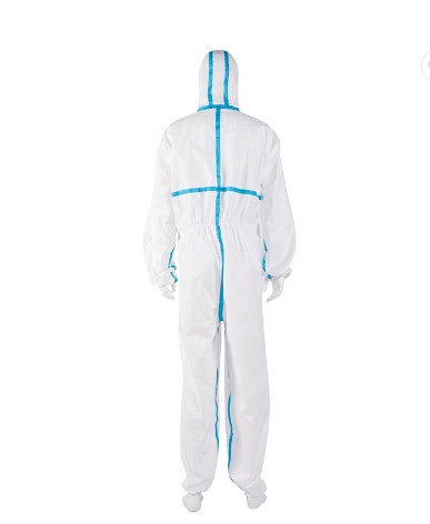 Type 5/6 Disposable Medical Protective Clothing Disposable Coverall Suit GB15979-2002