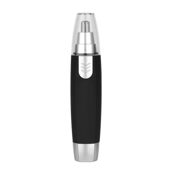 2.8*13.2cm Black Silver Bullet-Shaped Nose Trimmer Ear Nose Hair Shaver NZ-828