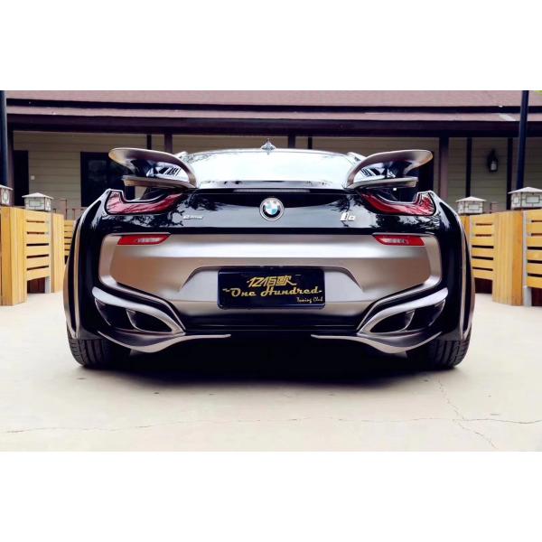 Para el BMW I8 Kit de carrocería de fibra de carbono I8 Upgrade estilo de energía delanteros y traseros del parachoques spoiler widebody Kit