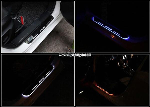 BMW X5 E70 Car accessory stainless steel scuff plate door sill LED light