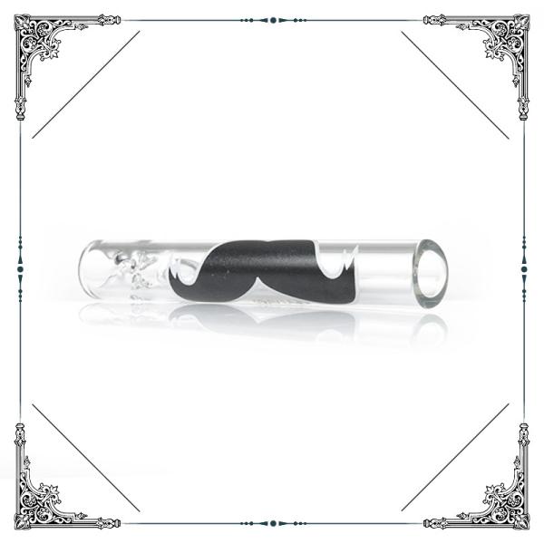 3 Inches Stickers Printed Chillums Hand Pipes Hand Blown Bongs