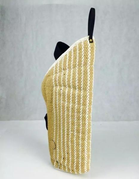 Linen material puppy Lengthening bite sleeve for k9 dog training use