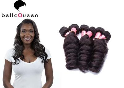 Cabelo fraco preto natural da onda 6A Remy, tecelagem não processada do cabelo humano