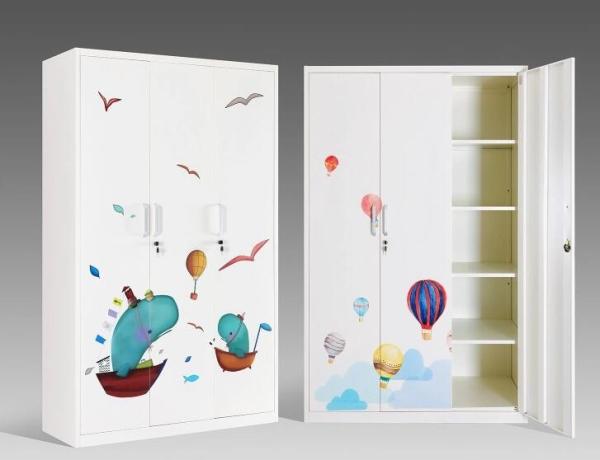KEDA HS Code 9403100000 Metal Wardrobe Cabinet