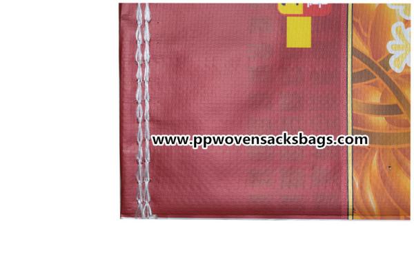 Durable Virgin BOPP Laminated Bags Polypropylene Rice Bags Gravure Printing