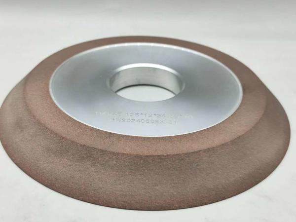 45 grados 1V1 rueda de molienda unida por resina para perfilar y triturar rueda de diamante