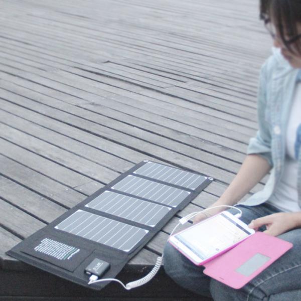 Dual USB Charger 20W Foldable Solar Panel Bag Fold Away Solar Panels Lightweight