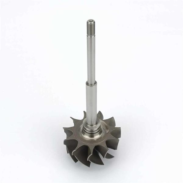 MS-TECH Turbo RHF55 Turbine Wheel Shaft VF30 VF35 Fit Turbos  Ind 53mm Exd 48.1mm Blades 11