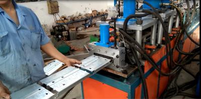 High Speed 16KW Door Frame Roll Forming Machine , Steel Rolling Shutter Machine