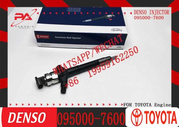 2AD-FTV inyector de boquilla de combustible diesel 095000-7600 095000 7600 inyector de boquilla de tren común 0950007600 para Toyota