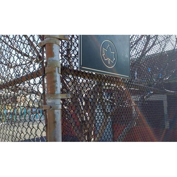 Galvanized PVC Coated Security Chain Link Mesh Fence