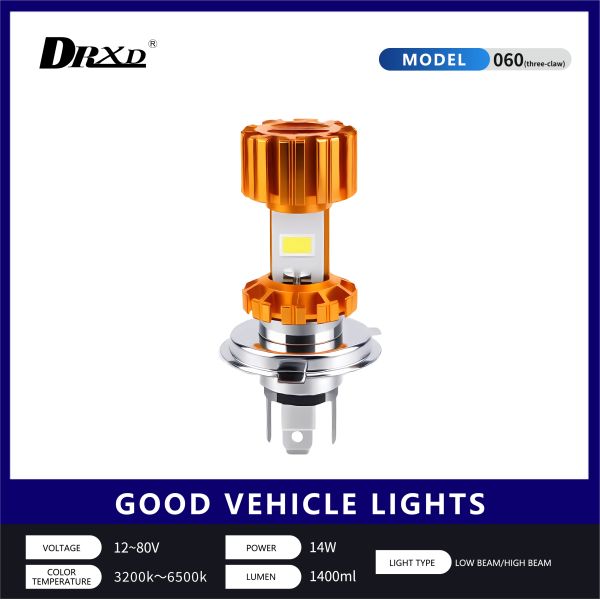 14W Motorcycle Bulbs 1400LM Vehicle Light Bulb Sword Appearance