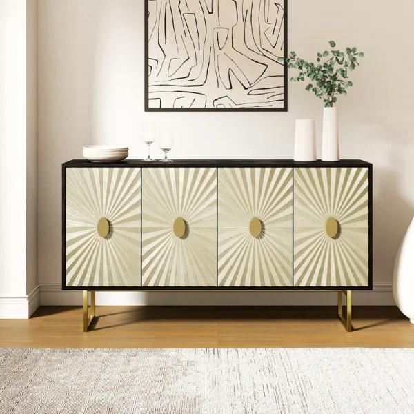 Living Room Wooden TV Cabinet Sideboard Media Console Buffet Display Unit