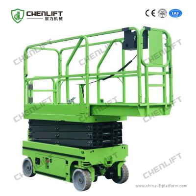 Automotores modelo da carga 240kg de MX300R 3m mini Scissor o elevador com rodas do giro