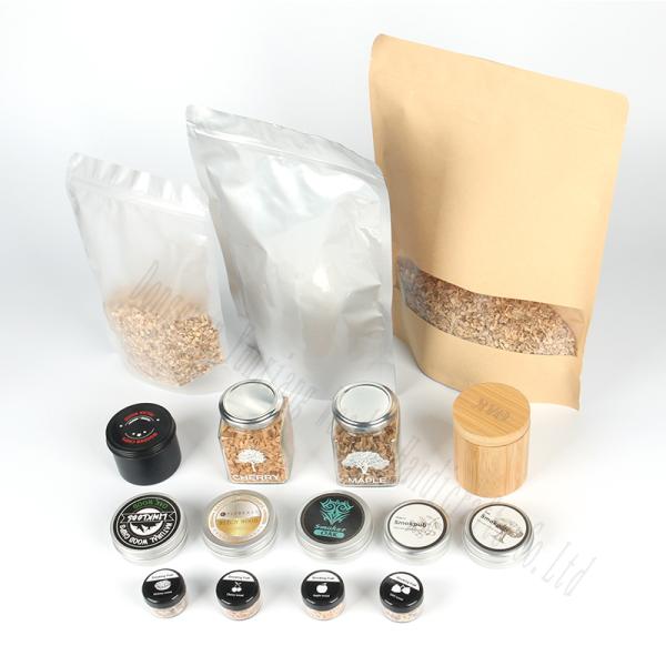 Des copeaux de bois personnalisés pour fumer du whisky Bourbon BBQ 12 types