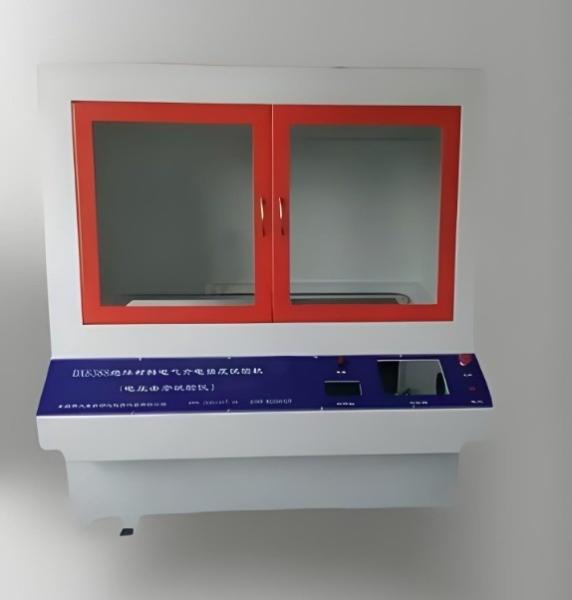 DX8388 Matériau isolant solide Machine d'essai de résistance électrique Conception d'estampage à chaud 1% de précision