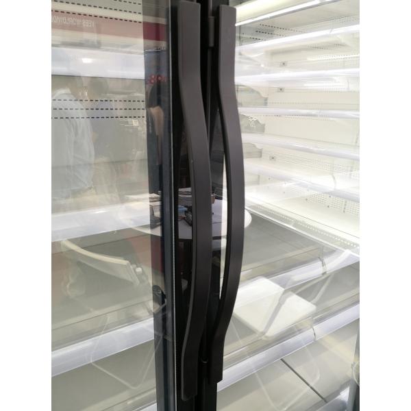 Hypermarket Commercial Glass Door Chiller 5 Shelves For Beverage Beer Drink